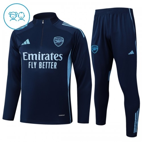 Dječji Arsenal Komplet trenirke za trening 2025-26 Quarter-zip Navy Dječji Arsenal Komplet trenirke za trening 2025-26 Quarter-zip Navy